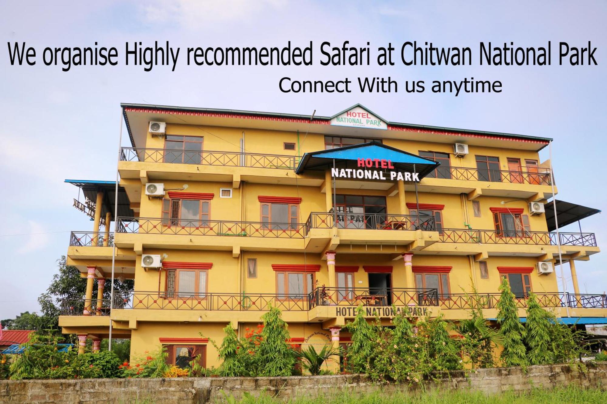Hotel National Park- Best hotel in Sauraha Exterior foto
